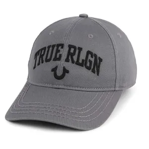 True Religion Men's Athletic Wear Arched Core Logo Fashion Baseball Cap Hat