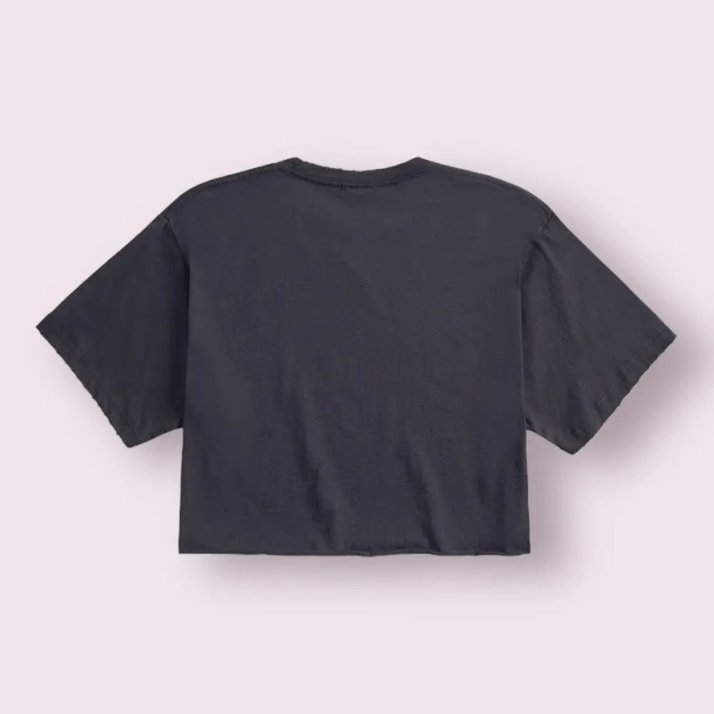 TS4300 | WOMEN'S RAW EDGE CROP T-SHIRTS