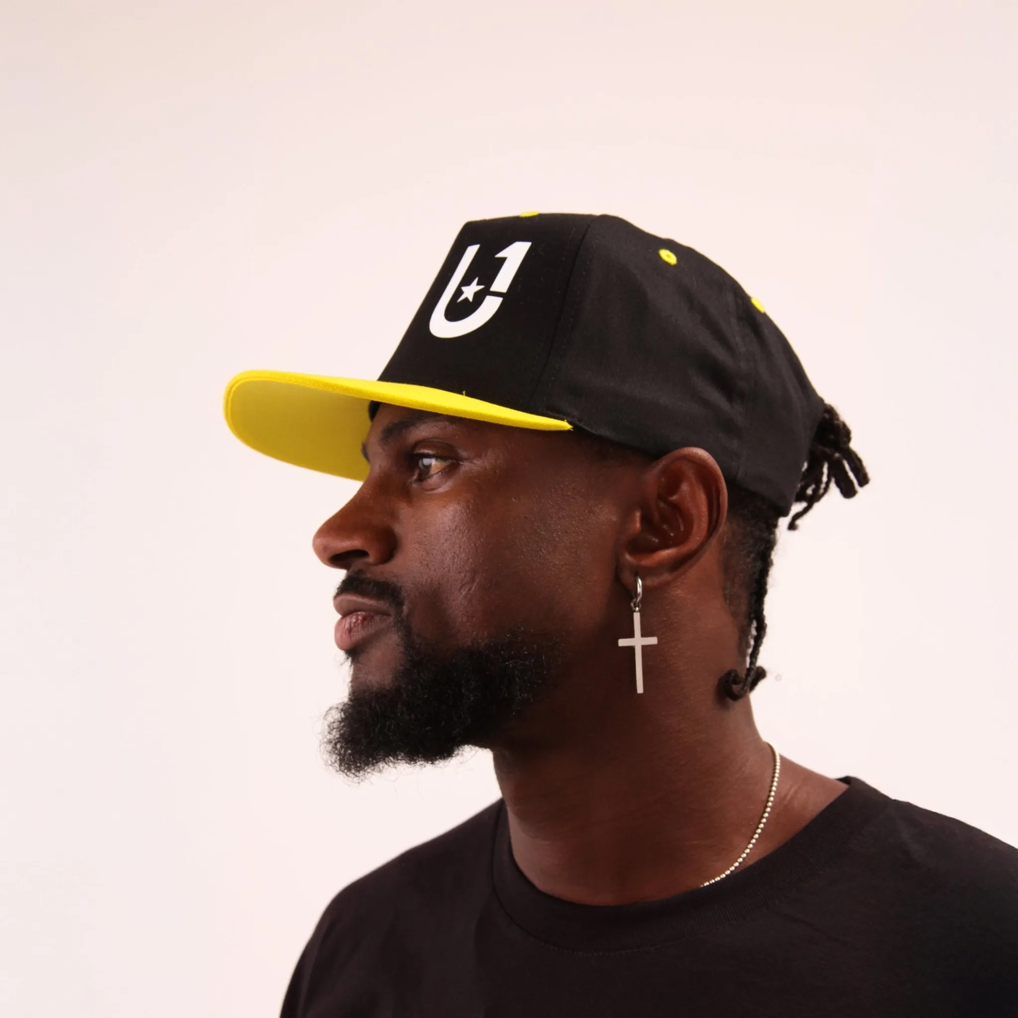 U1 Classic Mens Baseball Cap - U1 Yellow Mens Baseball Hat