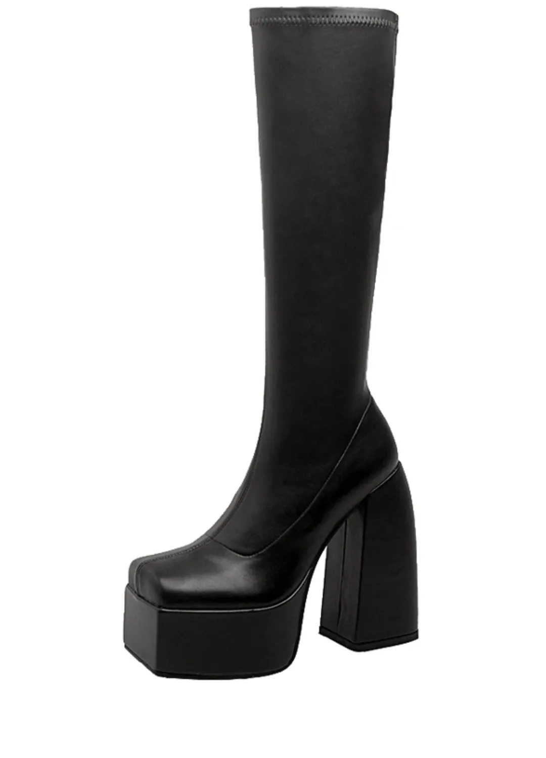 USS Shoes Fedra Women's Knee High Black Boots