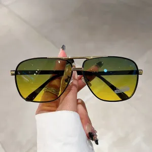 VAIGE Retro Oversized Polarized Sunglasses - Classic Black and Tortoise Shell Double Bridge