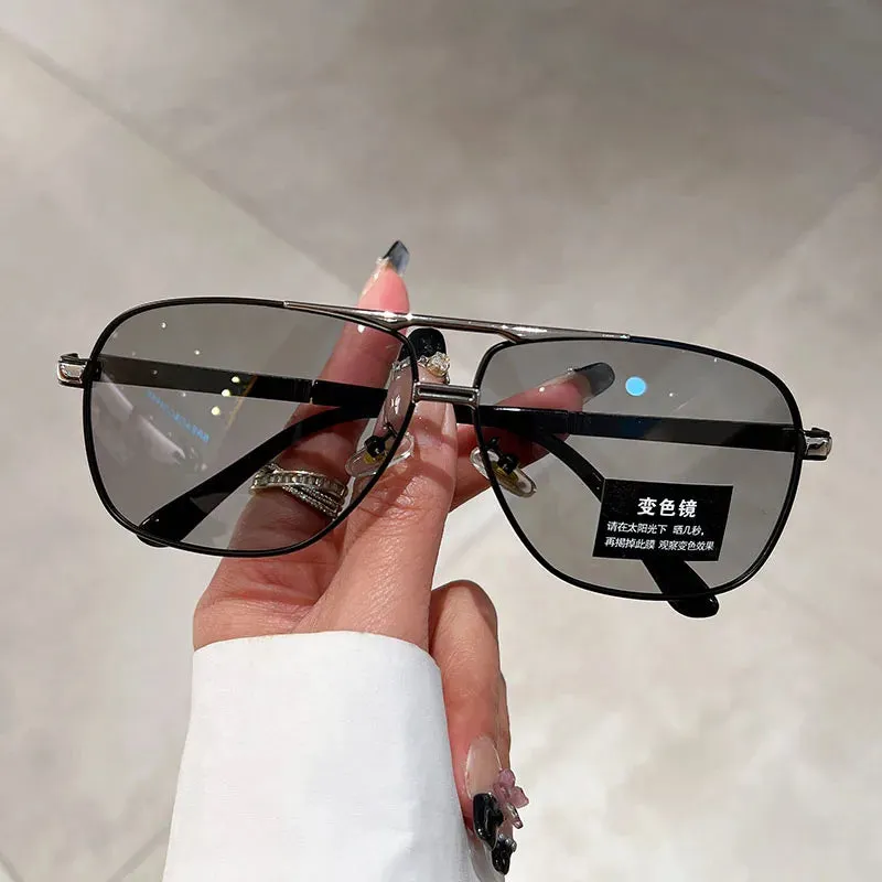 VAIGE Retro Oversized Polarized Sunglasses - Classic Black and Tortoise Shell Double Bridge