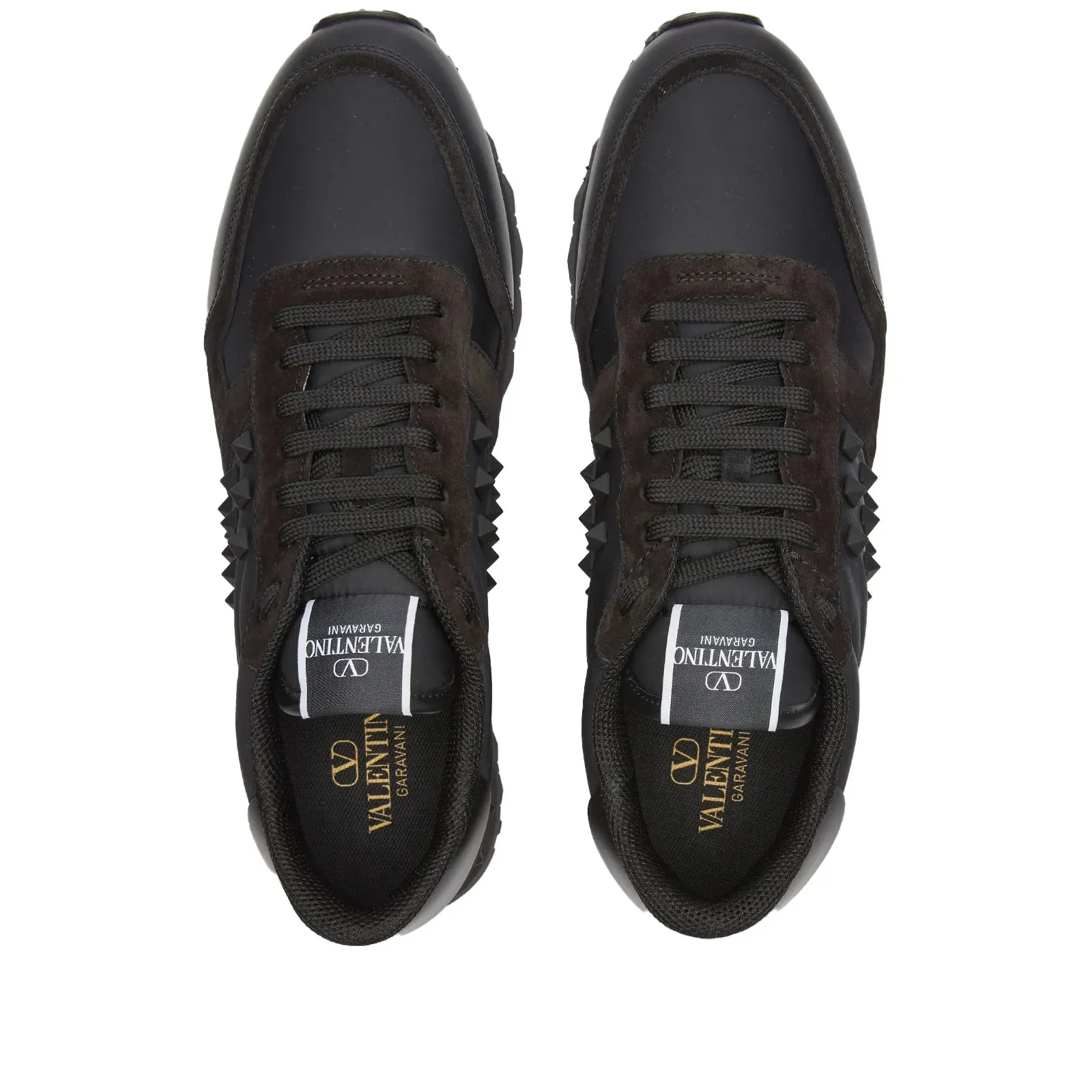 Valentino Rockrunner Rockstud Trainer Black