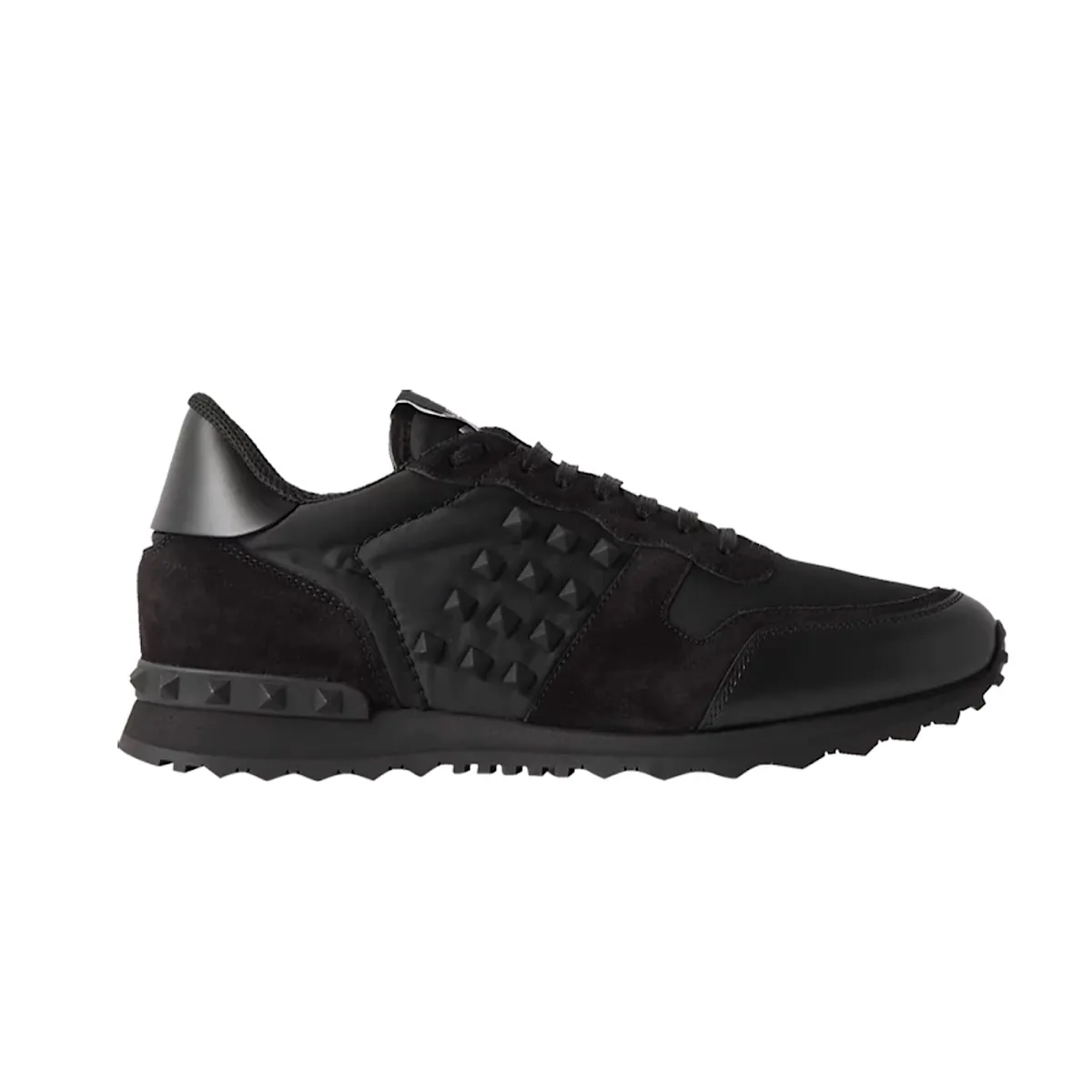 Valentino Rockrunner Rockstud Trainer Black