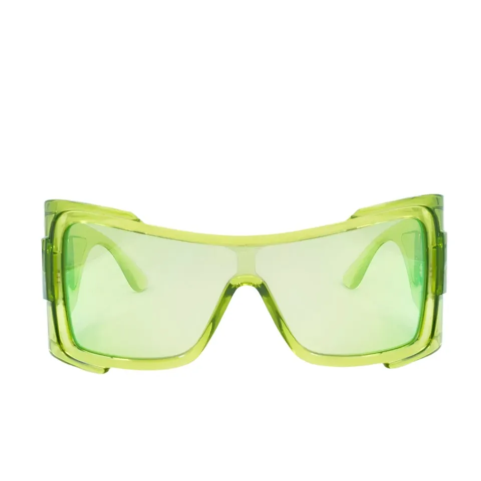 Versace Green Maxi Medusa Biggie Sunglasses