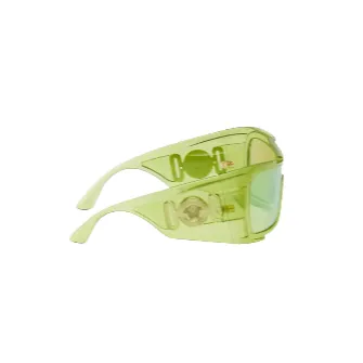 Versace Green Maxi Medusa Biggie Sunglasses
