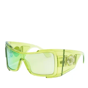 Versace Green Maxi Medusa Biggie Sunglasses
