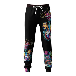 Vibrant Celestial Luck Dragon Sweatpants🐉