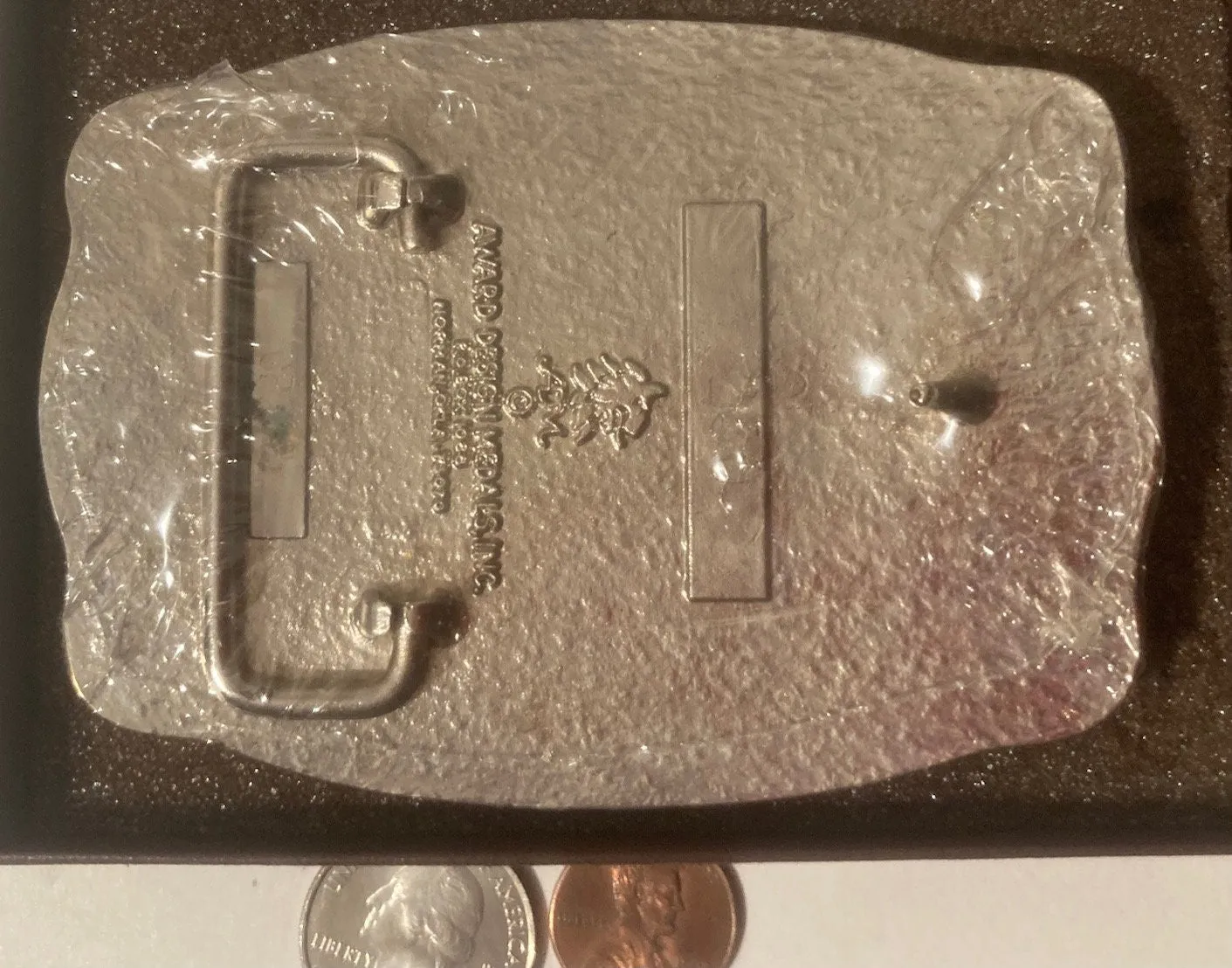 Vintage 1989 Metal Belt Buckle, Delaware County Field and Stream Association, 50th Anniversary, Country & Western, Western Wear, Quality