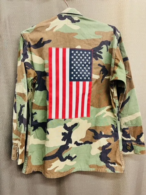 Vintage Camo Patch Jacket - Long