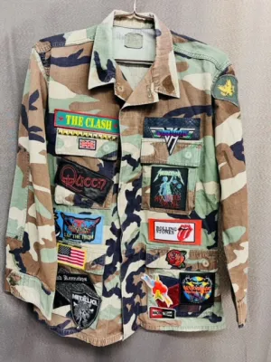 Vintage Camo Patch Jacket - Long