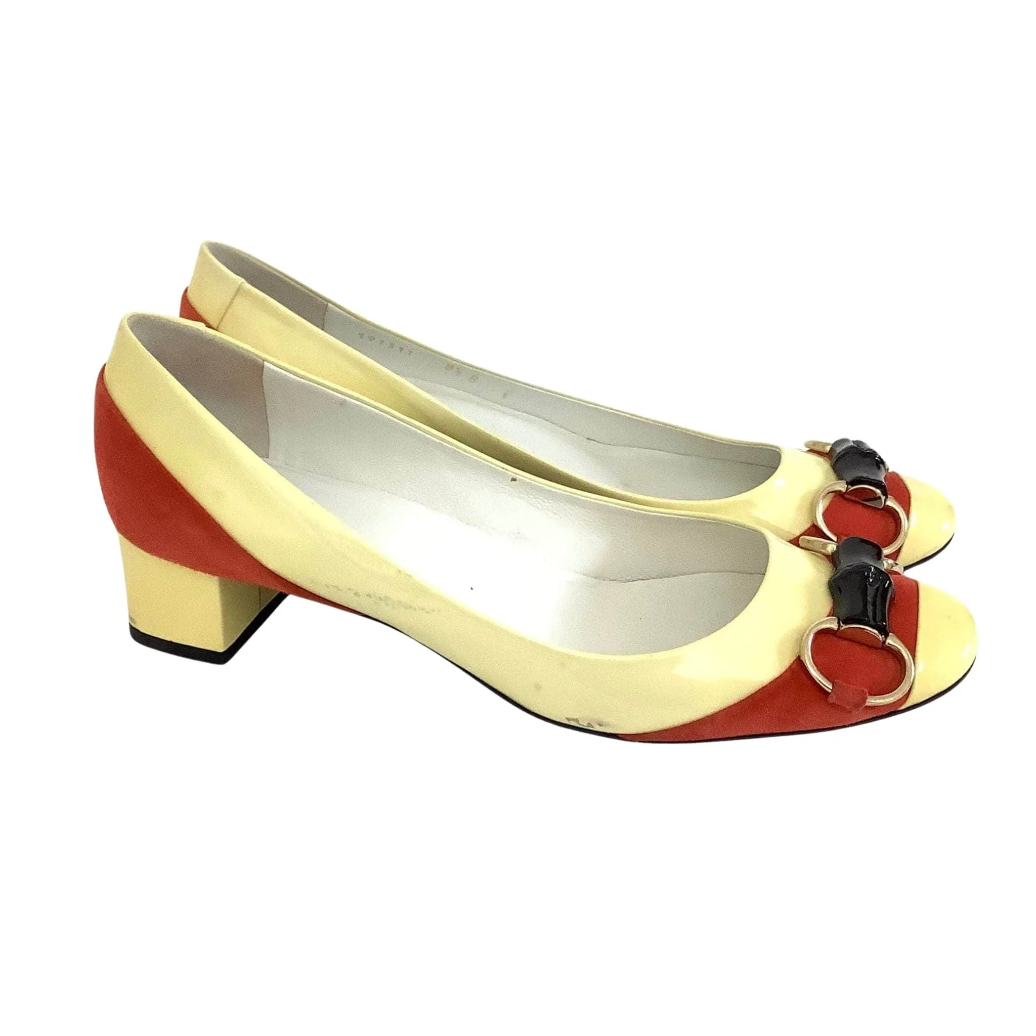Vintage Gucci Bamboo Heels