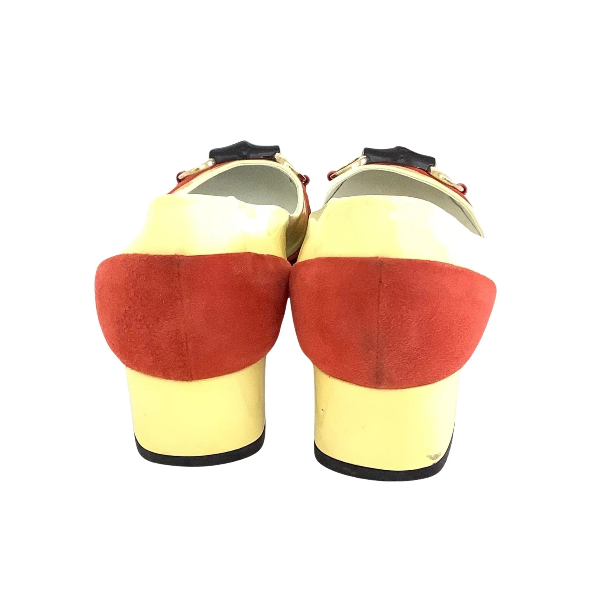 Vintage Gucci Bamboo Heels