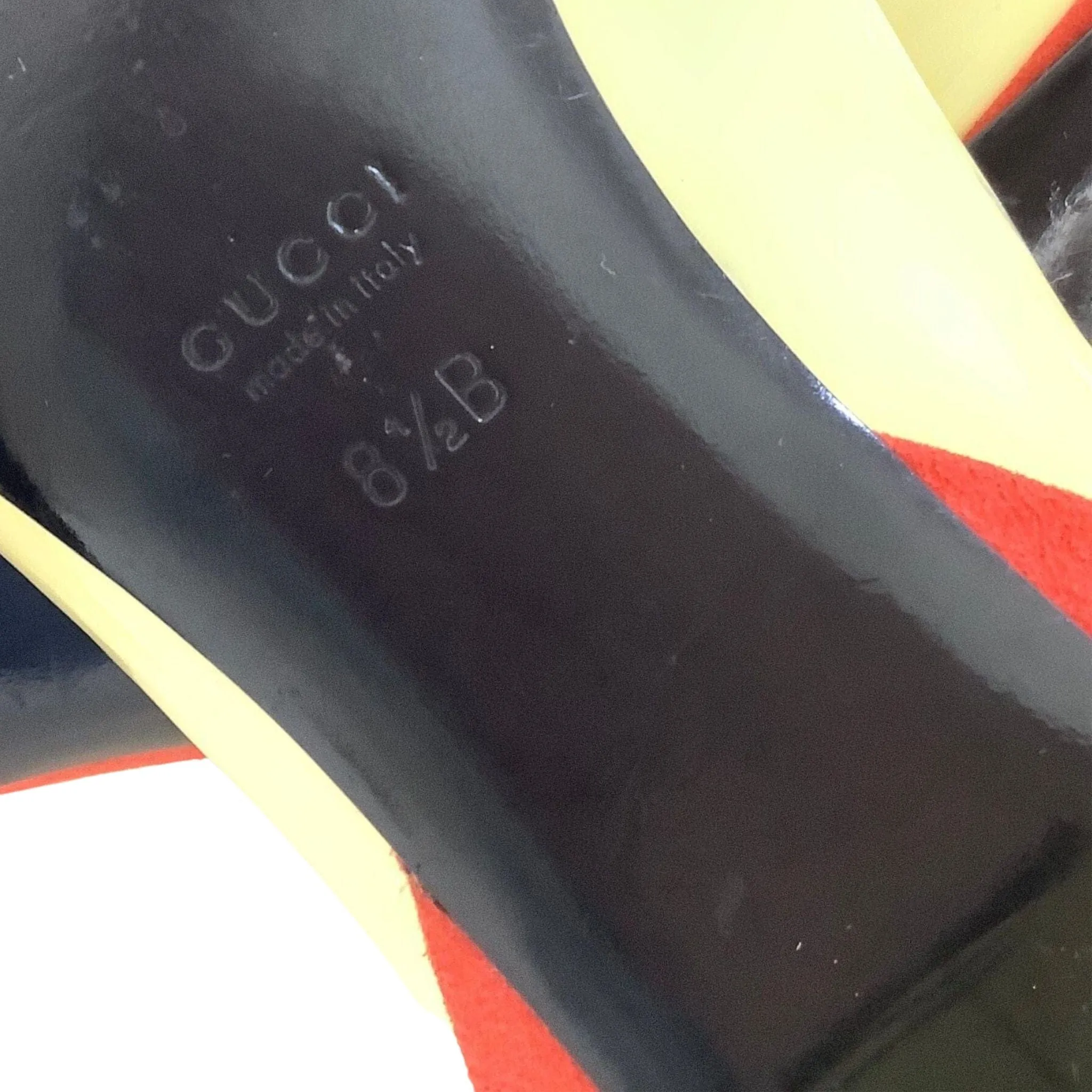 Vintage Gucci Bamboo Heels