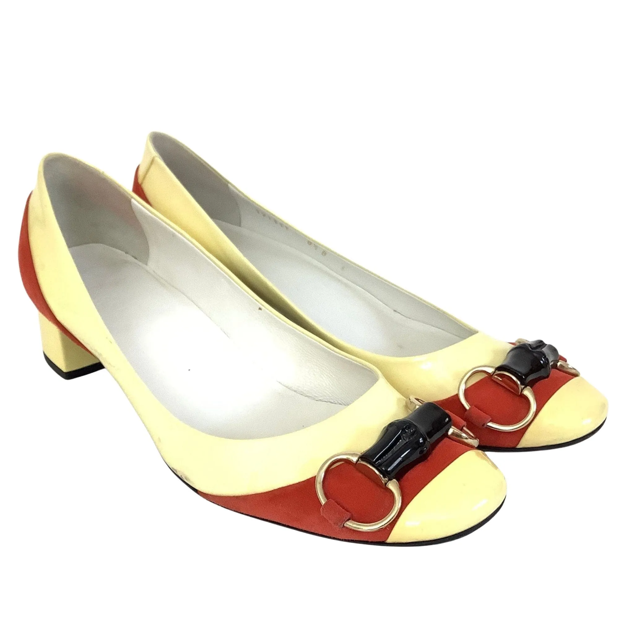 Vintage Gucci Bamboo Heels