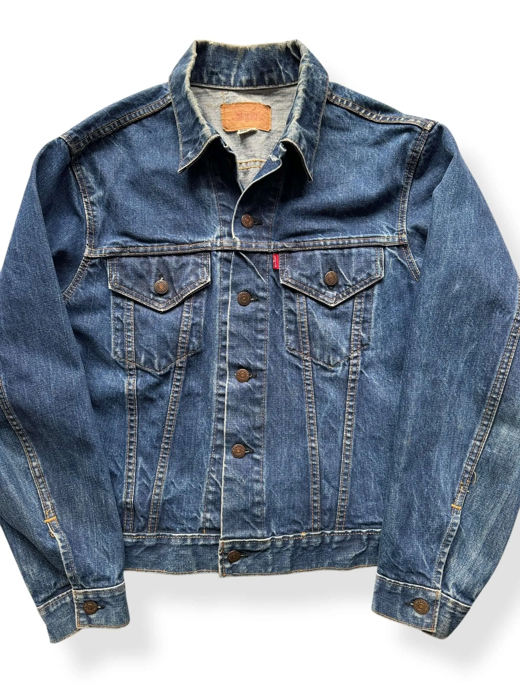 Vintage Late 60s-Early 70s Big E Levis 70505 Denim Jacket SZ 44