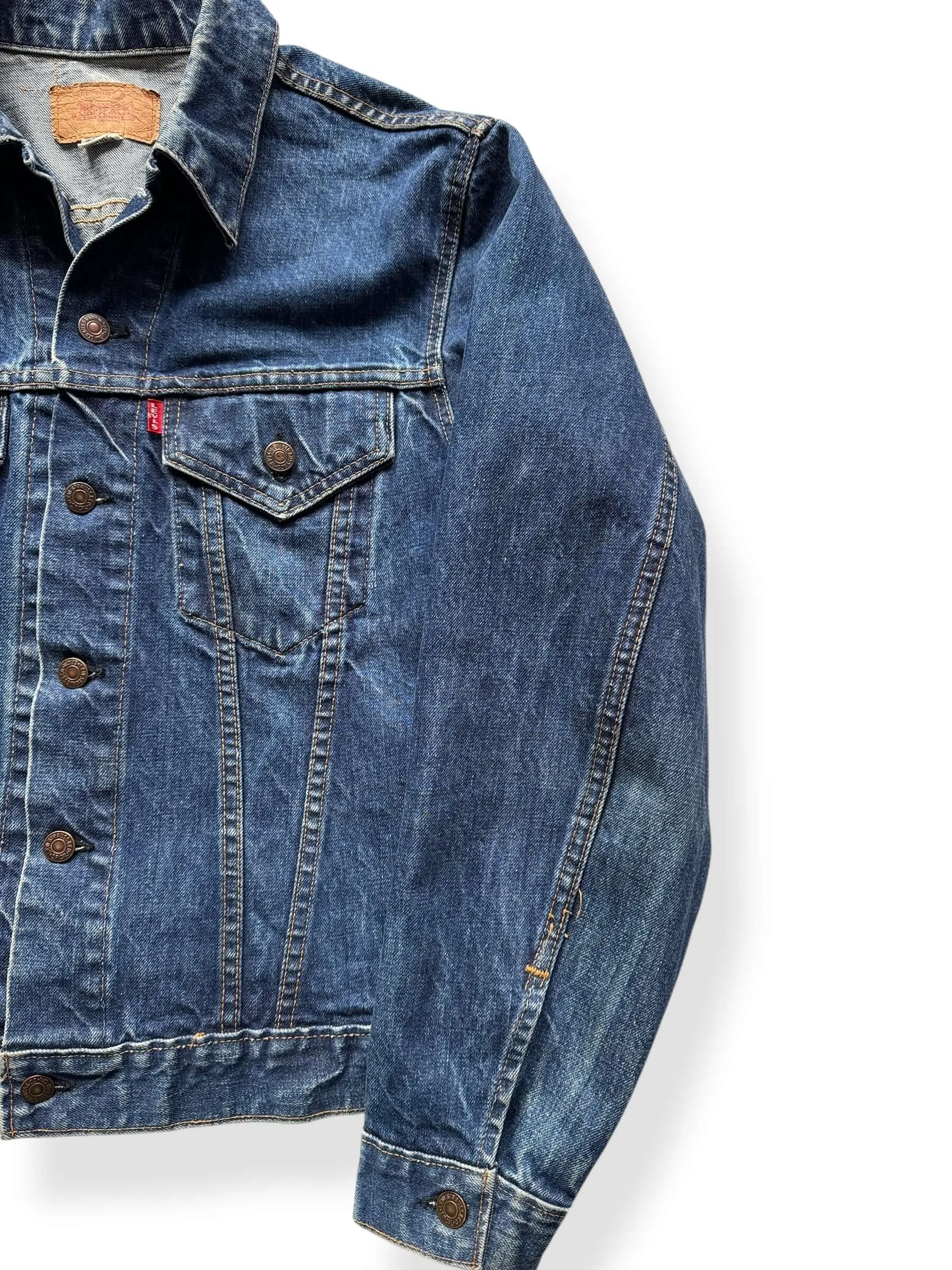Vintage Late 60s-Early 70s Big E Levis 70505 Denim Jacket SZ 44