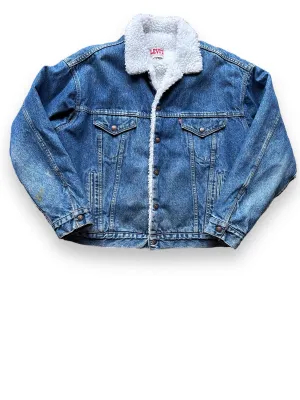 Vintage Levis Sherpa Type III Denim Jacket SZ XL | Vintage Denim Workwear Seattle | Barn Owl Seattle