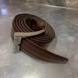 Vintage men casual brown leather belts