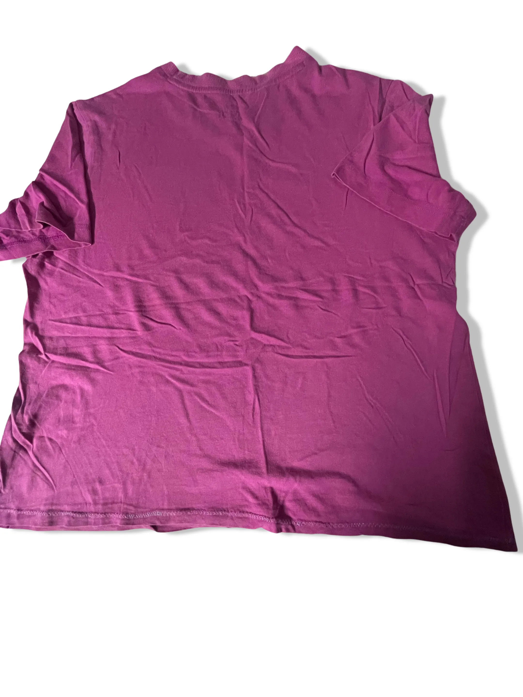 Vintage Purple womens Adidas Big logo print large tees