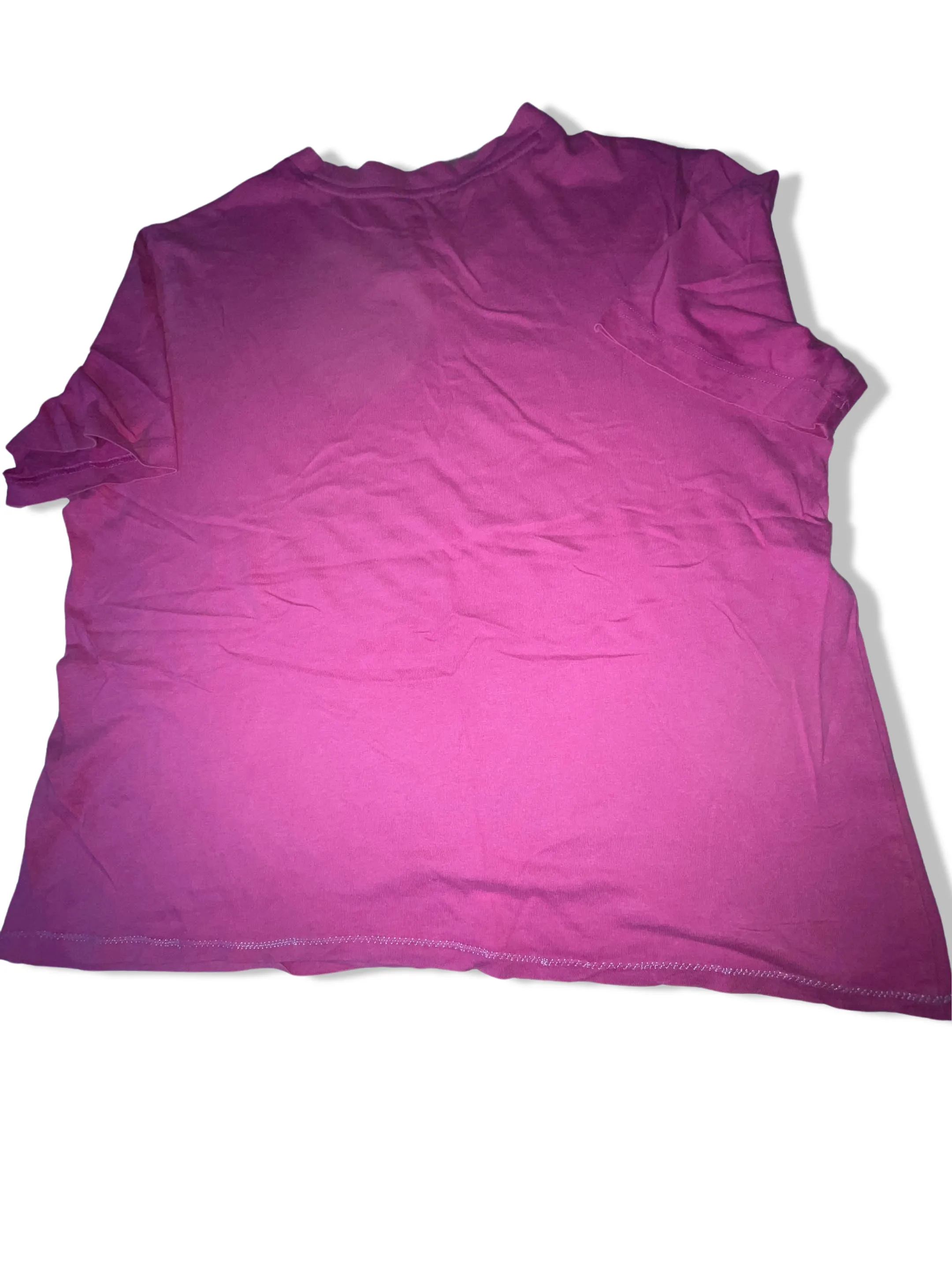 Vintage Purple womens Adidas Big logo print large tees