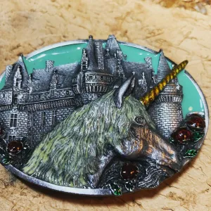 Vintage Unicorn Belt Buckle