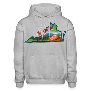 Virginia Whimsical State Logo Heavy Blend Adult Hoodie