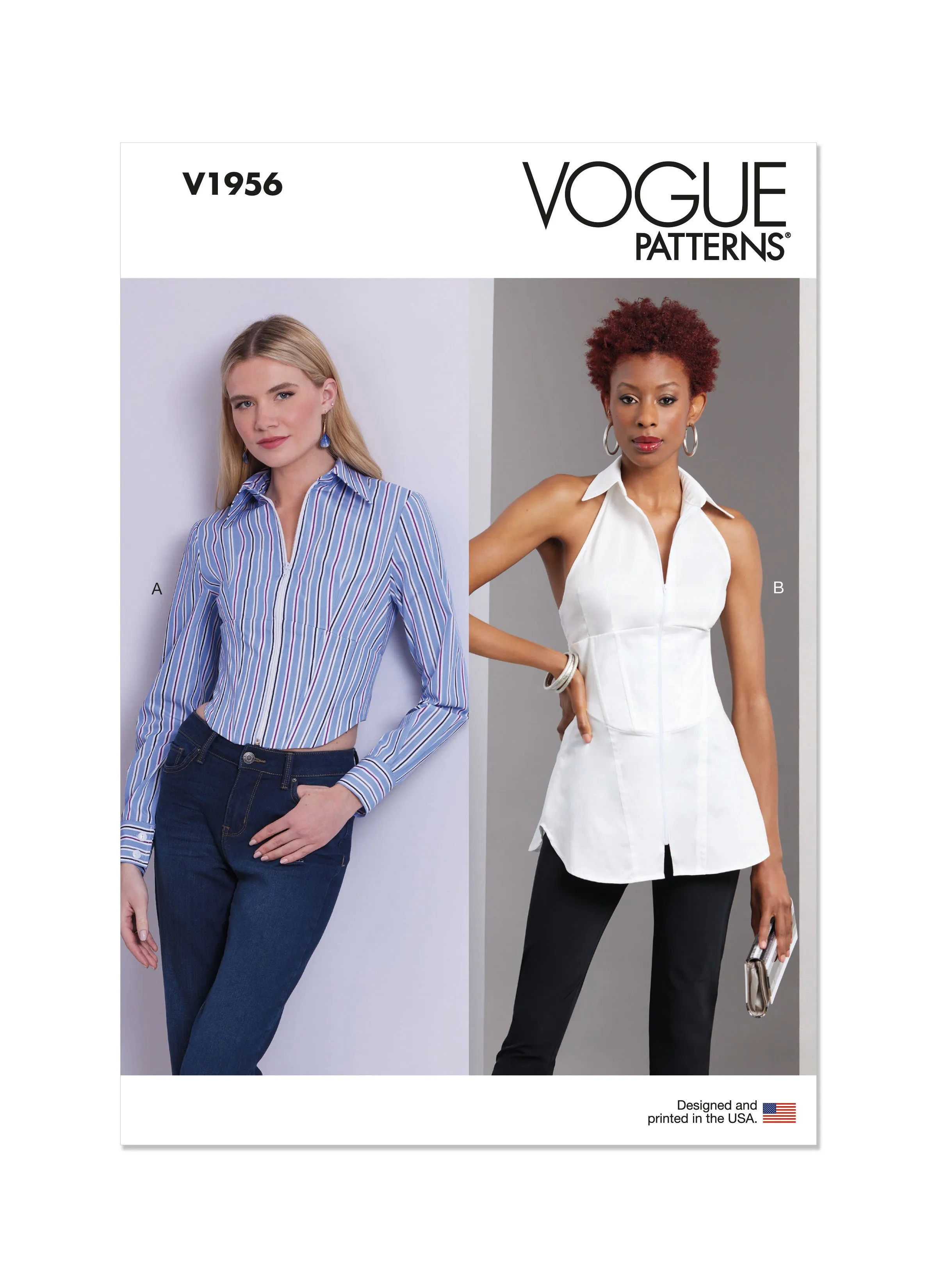 Vogue sewing pattern 1956 Misses' Tops