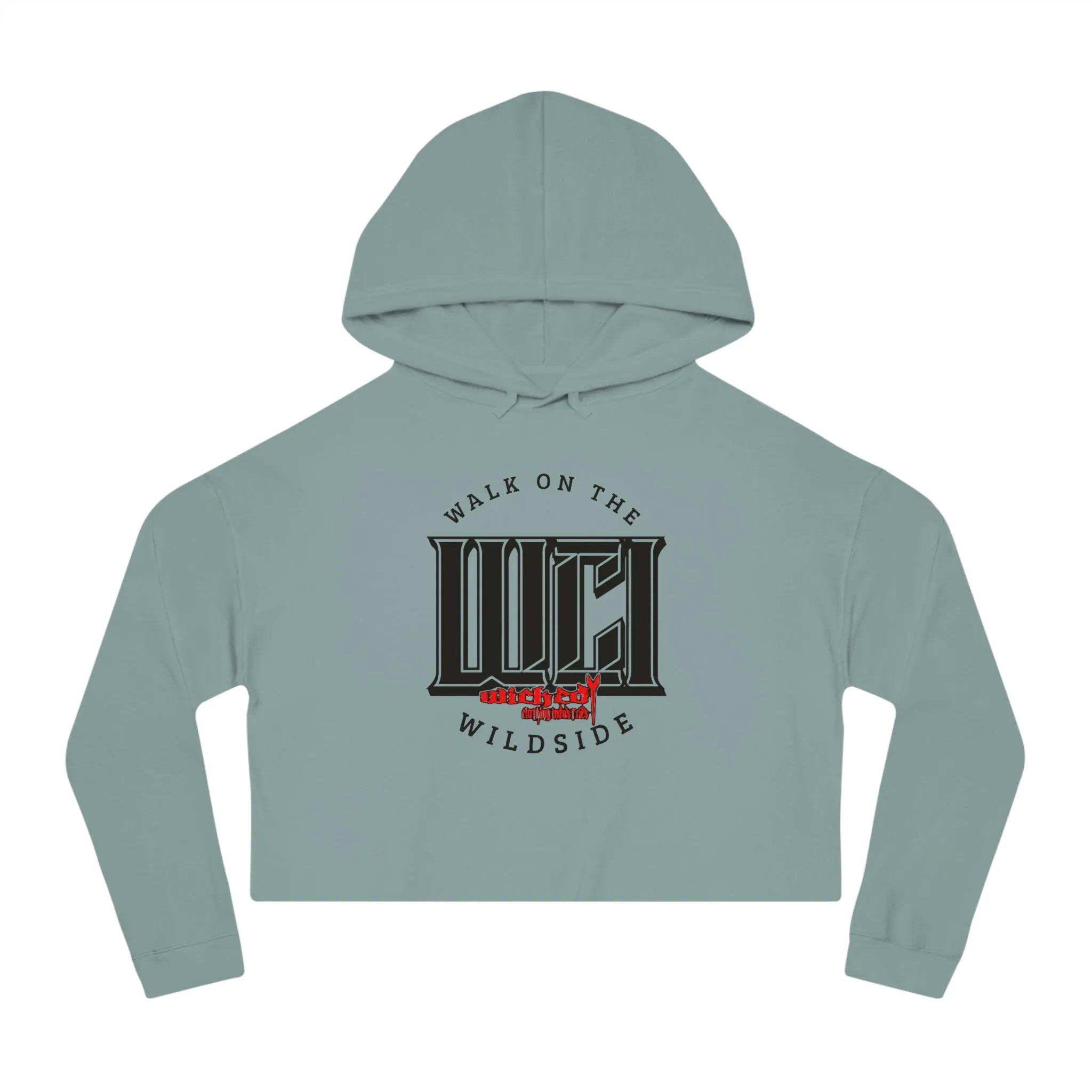 Walk On The WildSide  Cropped Hooded Sweatshirt