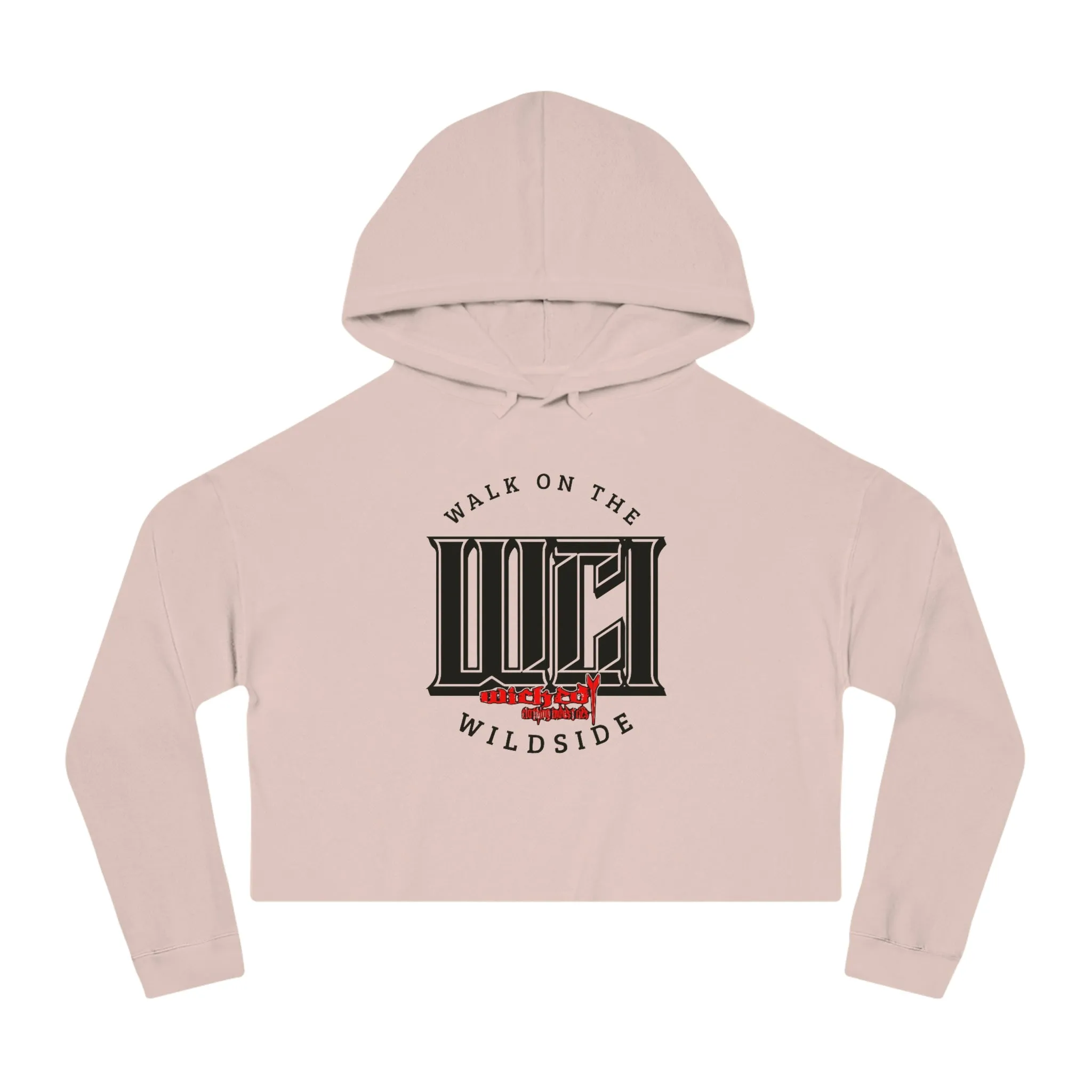 Walk On The WildSide  Cropped Hooded Sweatshirt