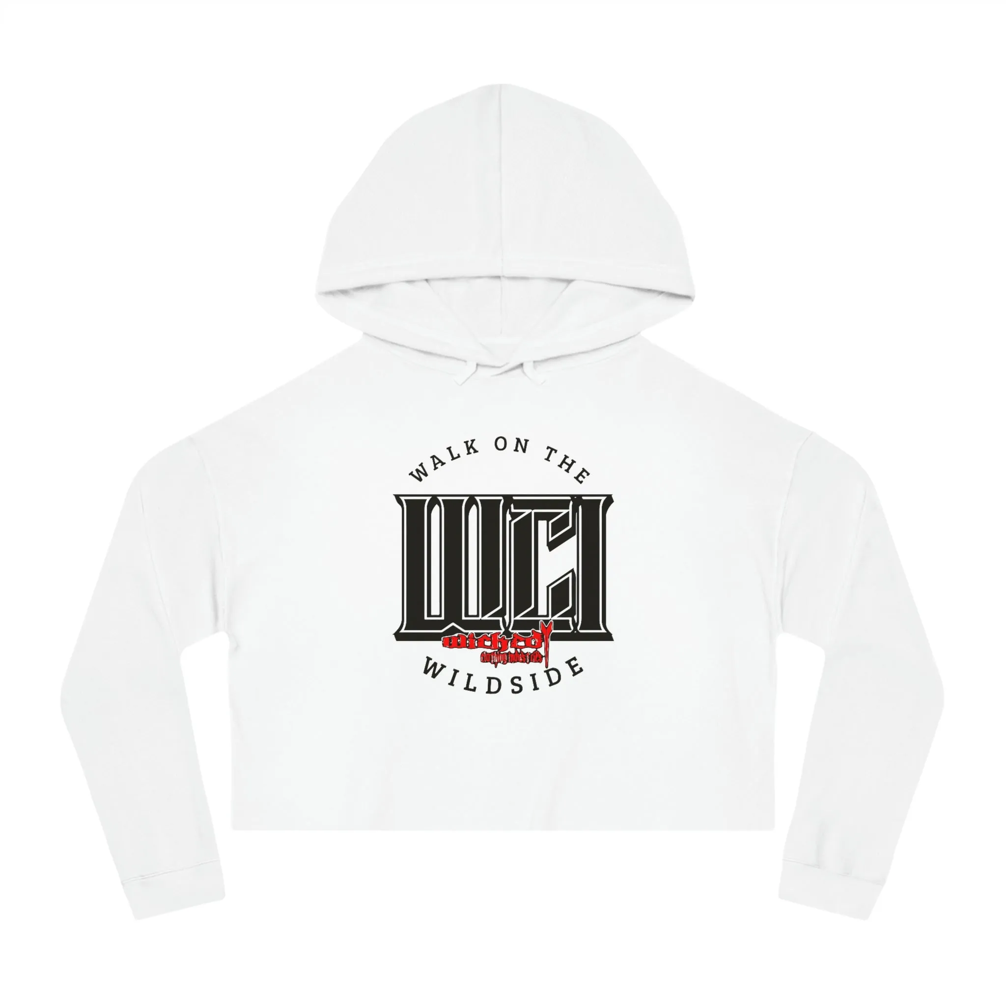 Walk On The WildSide  Cropped Hooded Sweatshirt