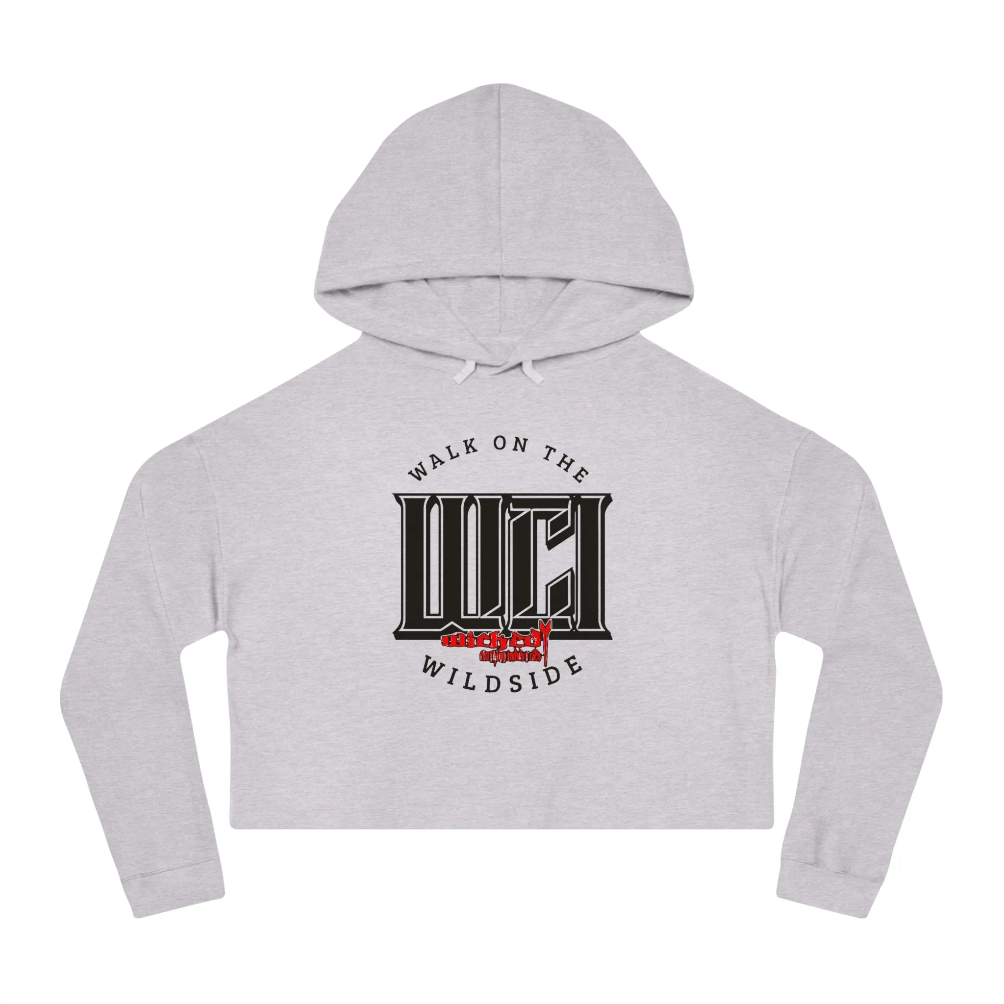 Walk On The WildSide  Cropped Hooded Sweatshirt