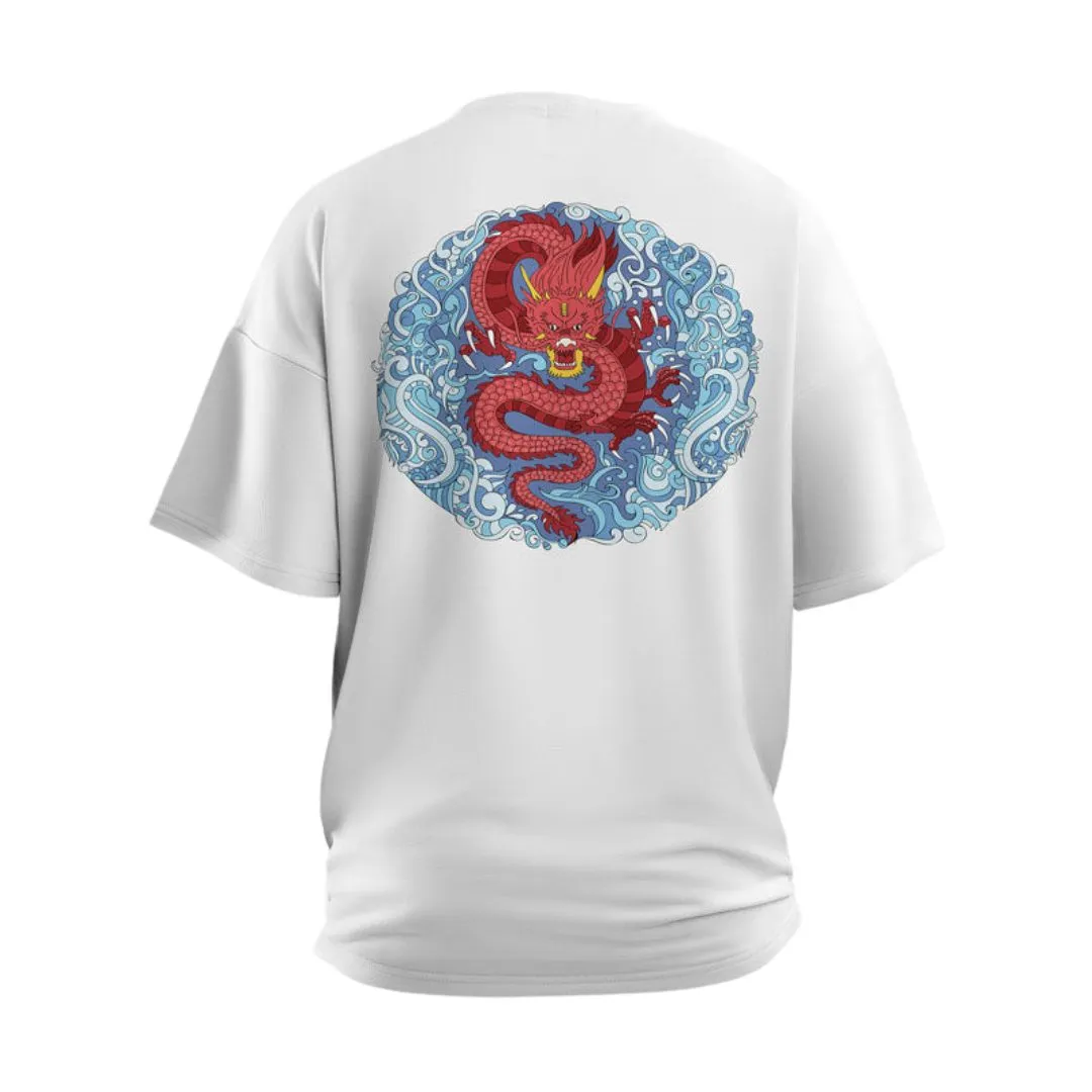 Warrior Women's Mandala Design Oversized T-Shirt