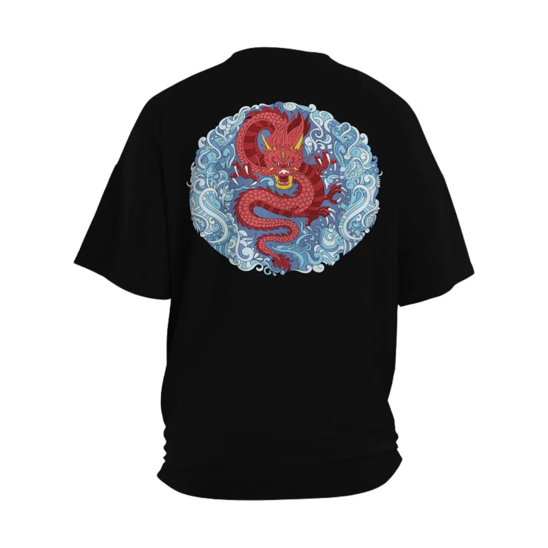 Warrior Women's Mandala Design Oversized T-Shirt
