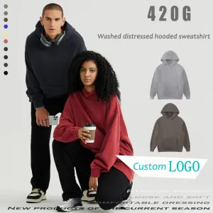 Washed Hooded Sweatshirts