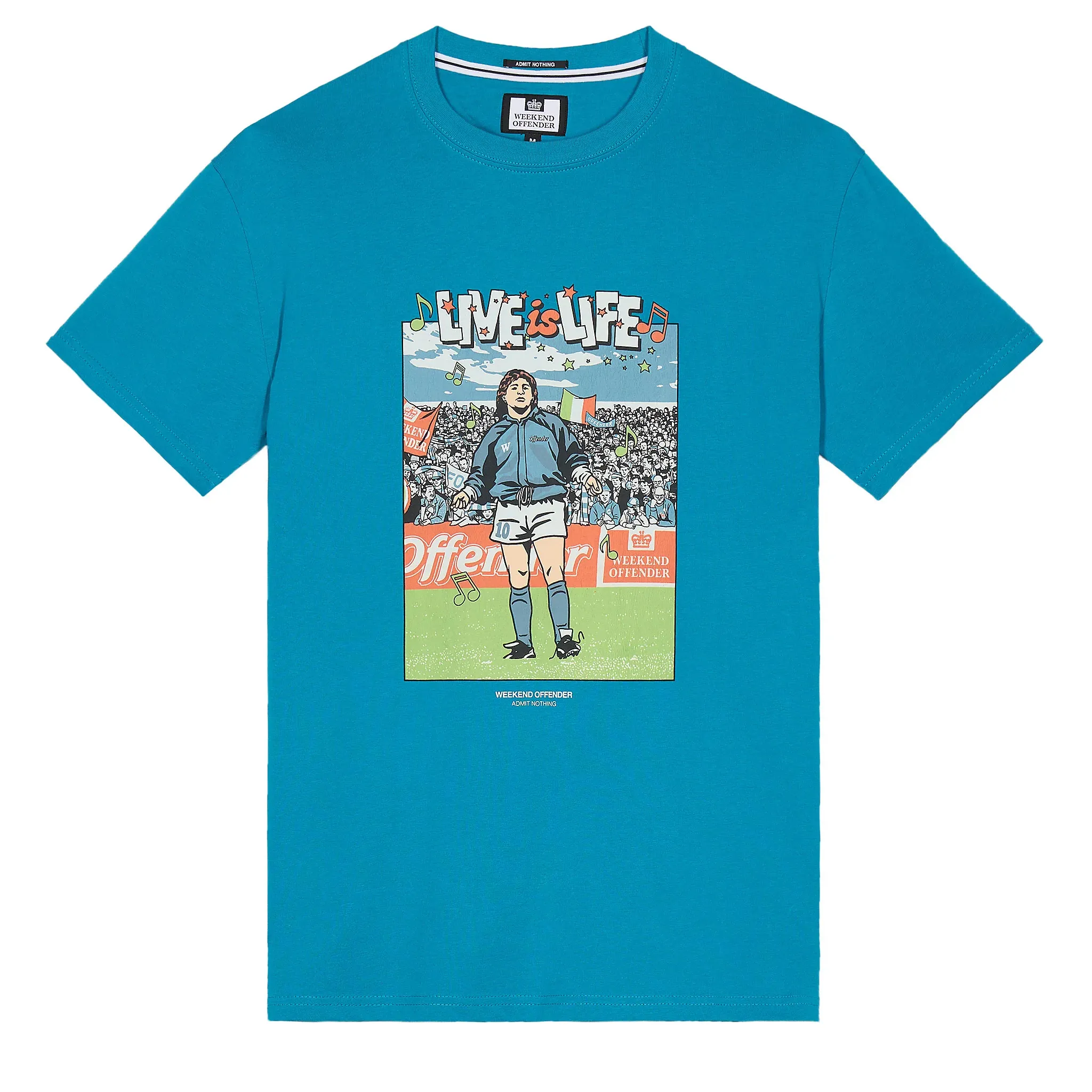 Weekend Offender Opus T-Shirt Blue