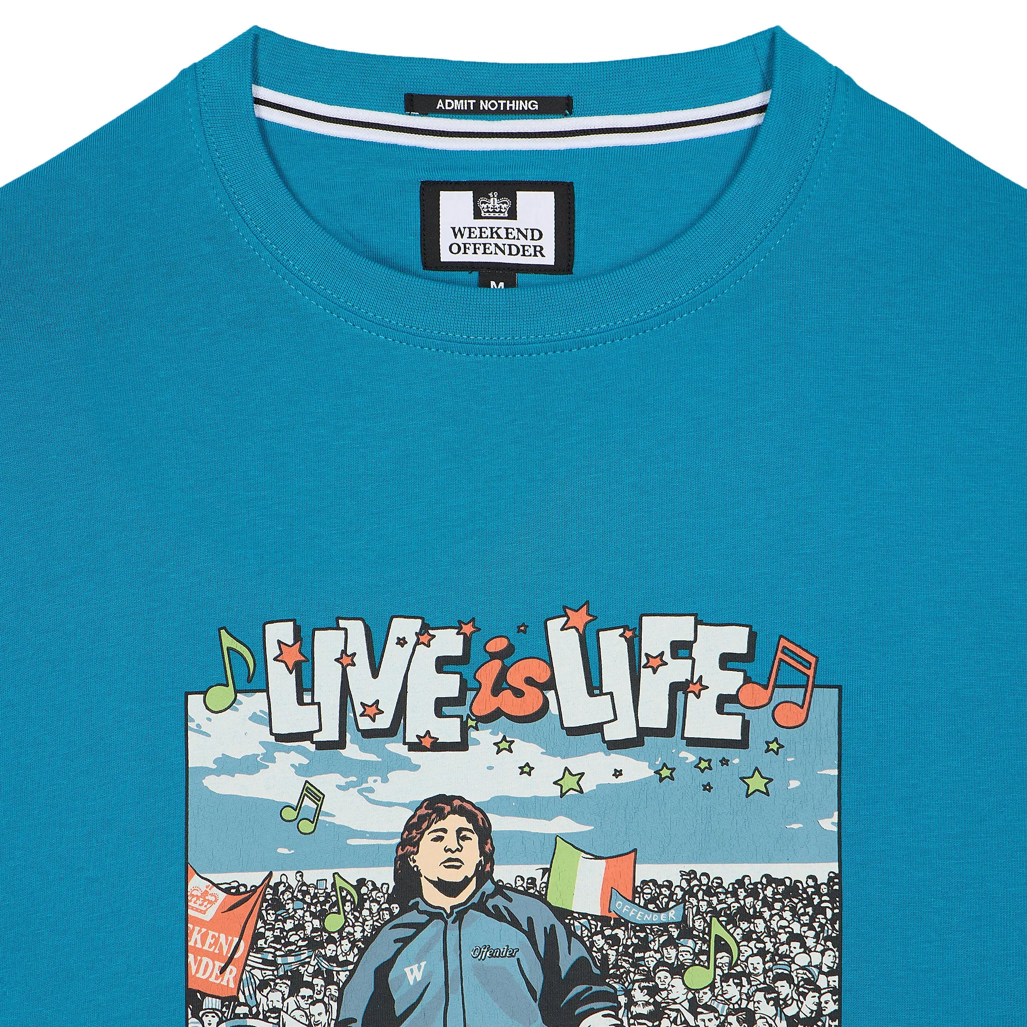 Weekend Offender Opus T-Shirt Blue