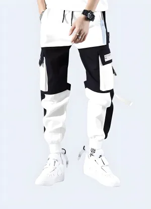 White Techwear Pants
