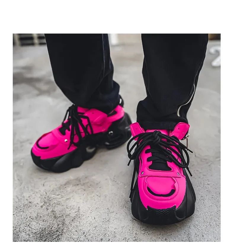 Woman pink shoes Aletha R Chunky sneakers