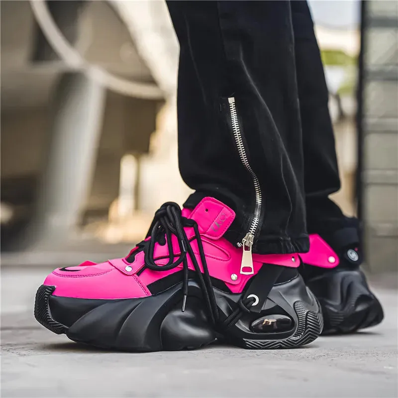 Woman pink shoes Aletha R Chunky sneakers