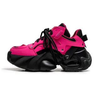Woman pink shoes Aletha R Chunky sneakers