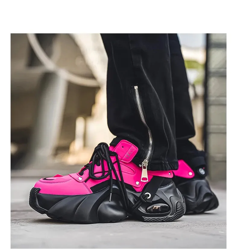 Woman pink shoes Aletha R Chunky sneakers