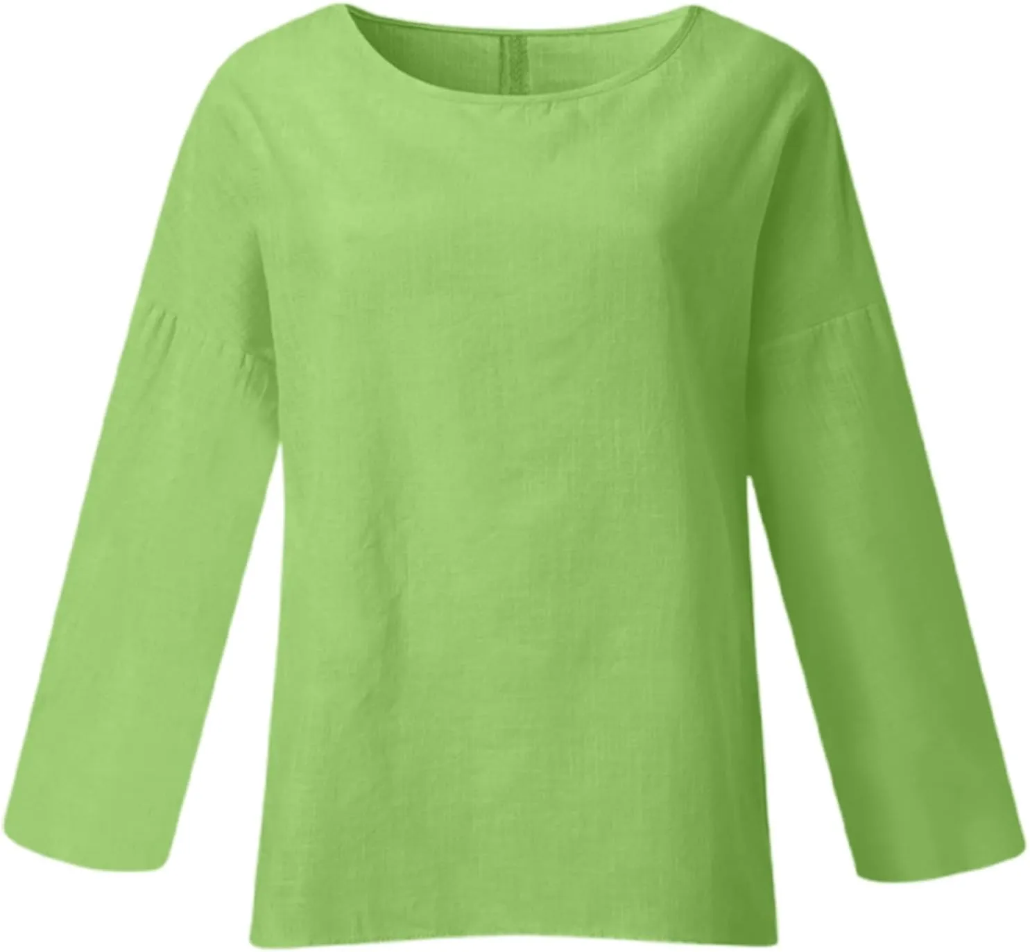 Women Buttons Cotton Linen Short Sleeve T Shirt Summer Henley Casual Plus Size Tunic Tops V-Neck Loose Tshirts