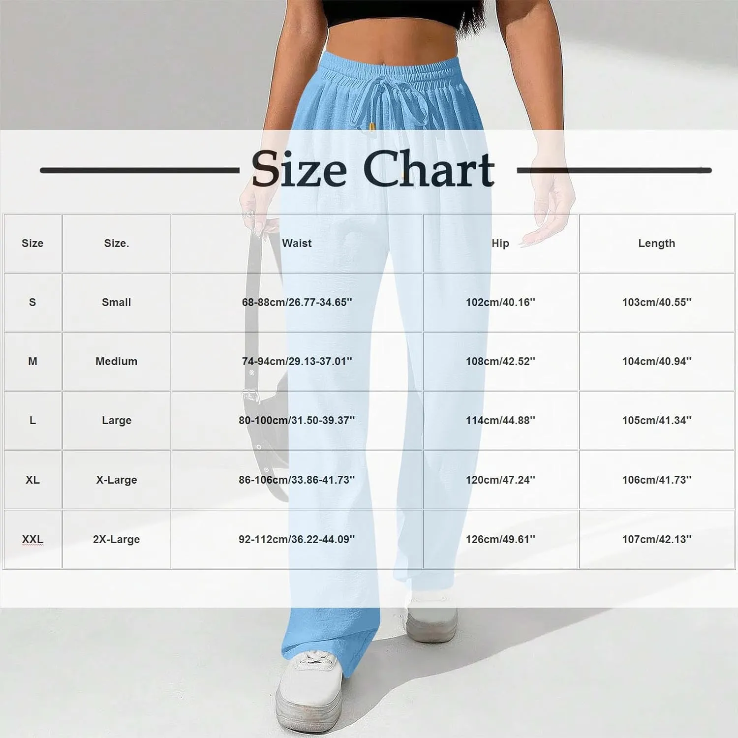 Women Linen Pants 2025 Summer Casual Loose Wide Leg Palazzo Pants Drawstring High Waist Beach Trousers with Pockets