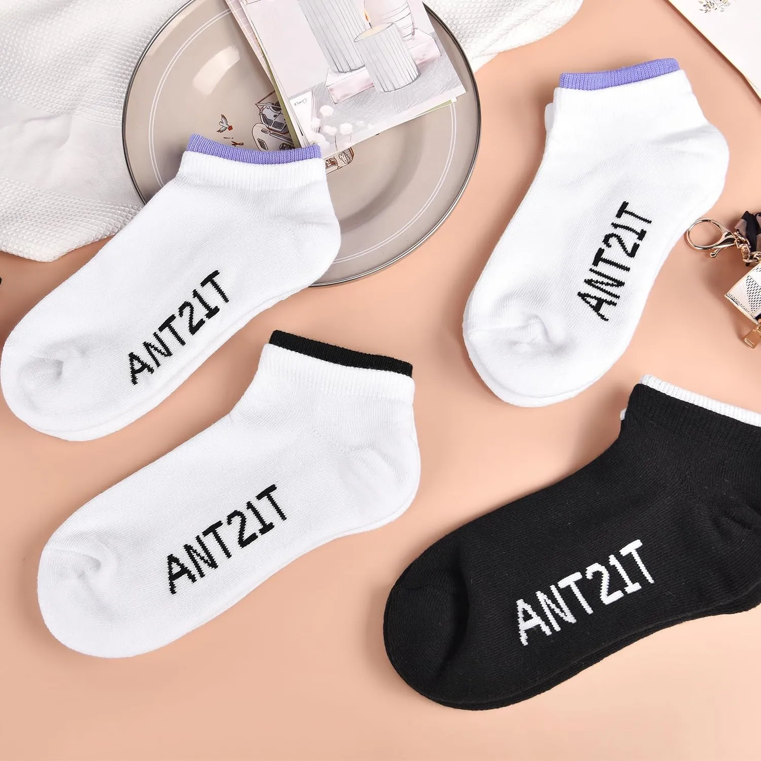 Women Low Cut Cotton Athletic Running Cushion Socks