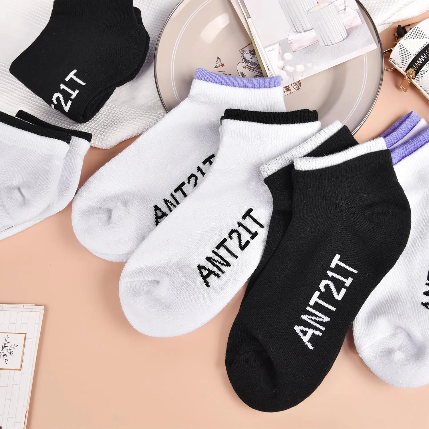 Women Low Cut Cotton Athletic Running Cushion Socks
