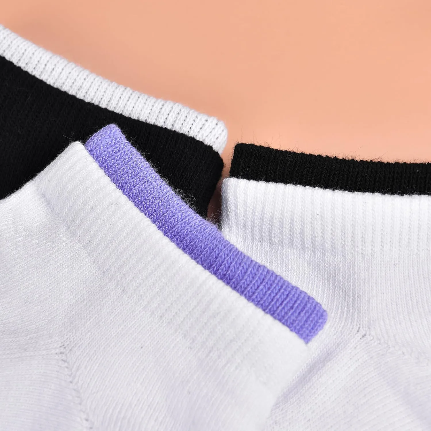 Women Low Cut Cotton Athletic Running Cushion Socks