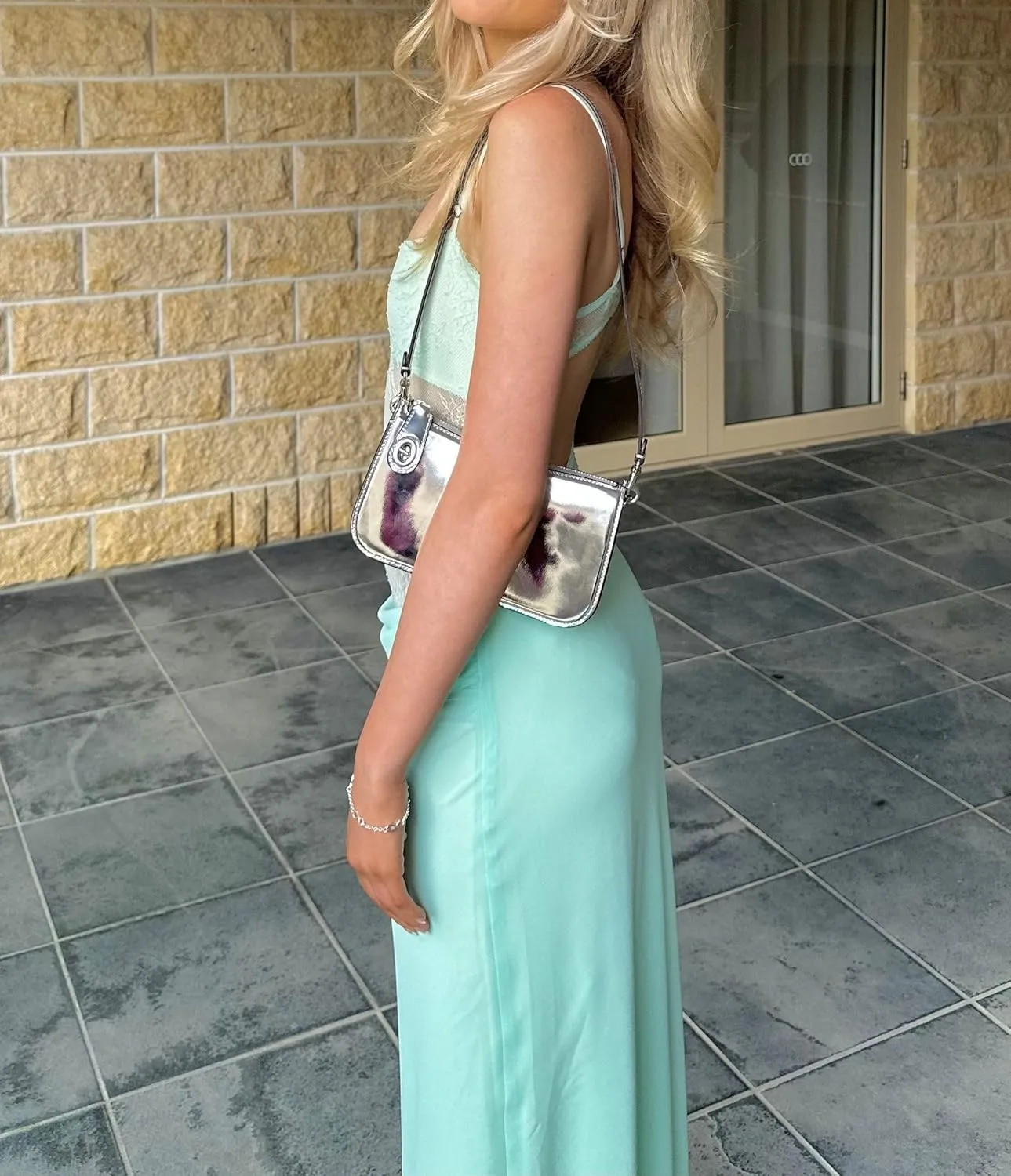 Women Spaghetti Strap Maxi Dress Sexy Cut Out Lace Patchwork Bodycon Long Dress Going Out Party Cocktail Evening Dresses