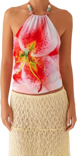 Women Y2K Halter Crop Top Sexy Sleeveless Backless Tie Up Cami Deep V Neck Tank Tops Open Back Slim Fit Coquette Tops