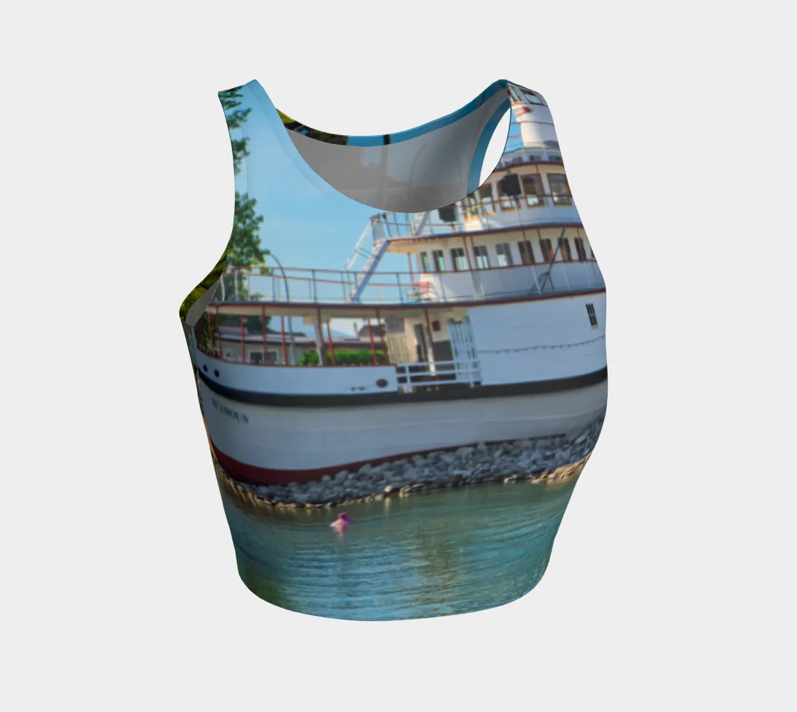 Women's Athletic Crop Top - SS Sicamous
